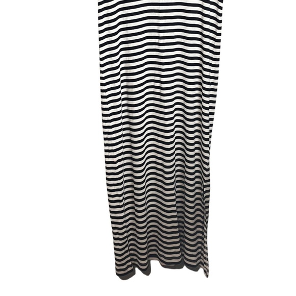 NWT H&M Ribbed Striped Maxi Dress Size M Minimalist Modern - Picture 5 of 13